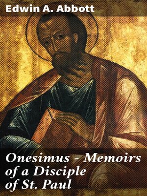 cover image of Onesimus--Memoirs of a Disciple of St. Paul